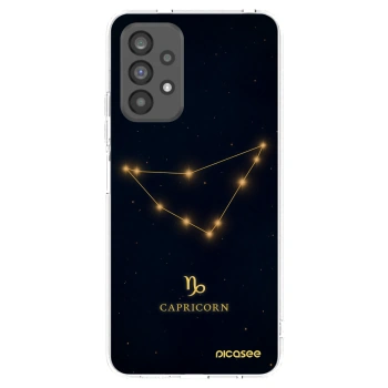 Picasee Samsung Galaxy A73 5G Hülle - Transparentes Silikon - CAPRICORN