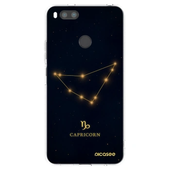 Picasee Xiaomi Redmi A1 Hülle - Transparentes Silikon - CAPRICORN