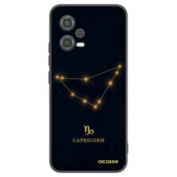 Picasee Xiaomi Poco X5 Hülle - Schwarzes Silikon - CAPRICORN