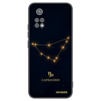 Picasee Xiaomi Redmi Note 11S 5G Hülle - Schwarzes Silikon - CAPRICORN