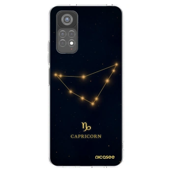 Picasee Xiaomi Redmi Note 11S 5G Hülle - Transparentes Silikon - CAPRICORN