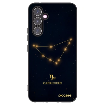 Picasee Samsung Galaxy A54 5G A546B Hülle - Schwarzes Silikon - CAPRICORN