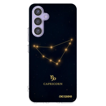 Picasee Samsung Galaxy A54 5G A546B Hülle - Transparentes Silikon - CAPRICORN