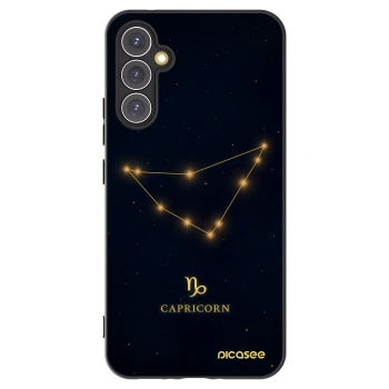 Picasee Samsung Galaxy A34 5G A346B Hülle - Schwarzes Silikon - CAPRICORN