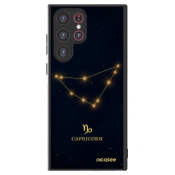 Picasee ULTIMATE CASE PowerShare für Samsung Galaxy S22 Ultra 5G - CAPRICORN
