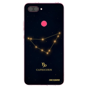 Picasee Xiaomi Mi 8 Lite Hülle - Transparentes Silikon - CAPRICORN