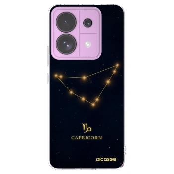 Picasee Xiaomi Redmi Note 13 Pro 5G Hülle - Transparentes Silikon - CAPRICORN