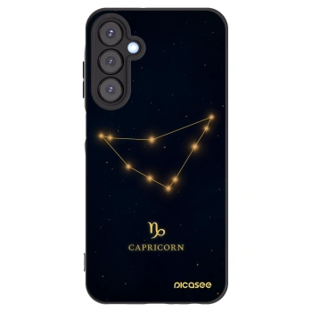 Picasee Samsung Galaxy A25 A256B 5G Hülle - Schwarzes Silikon - CAPRICORN