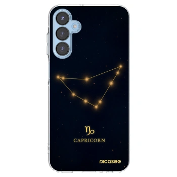 Picasee Samsung Galaxy A15 A156B 5G Hülle - Transparentes Silikon - CAPRICORN