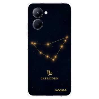 Picasee Realme C33 (2023) Hülle - Transparentes Silikon - CAPRICORN
