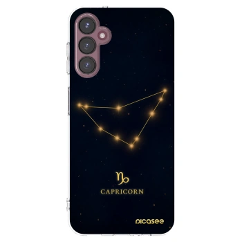 Picasee Samsung Galaxy A05s A057G Hülle - Transparentes Silikon - CAPRICORN
