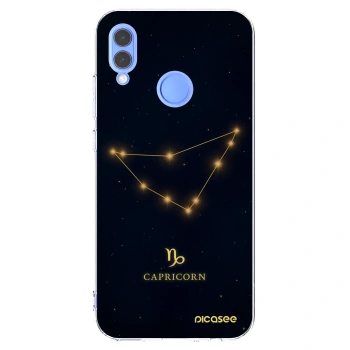 Picasee Huawei P Smart 2019 Hülle - Transparentes Silikon - CAPRICORN
