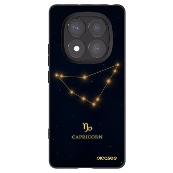 Picasee Xiaomi Redmi Note 14 Pro+ 5G Hülle - Schwarzes Silikon - CAPRICORN