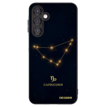 Picasee Samsung Galaxy A16 5G Hülle - Schwarzes Silikon - CAPRICORN