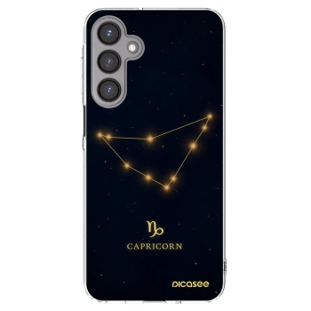 Picasee Samsung Galaxy A16 5G Hülle - Transparentes Silikon - CAPRICORN