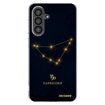 Picasee Samsung Galaxy A36 5G Hülle - Transparentes Silikon - CAPRICORN