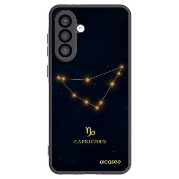Picasee Samsung Galaxy A26 5G A266B Hülle - Schwarzes Silikon - CAPRICORN