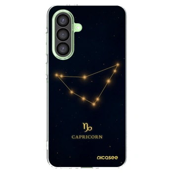 Picasee Samsung Galaxy A26 5G A266B Hülle - Transparentes Silikon - CAPRICORN
