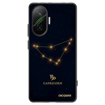 Picasee Xiaomi Poco F7 5G Hülle - Schwarzes Silikon - CAPRICORN