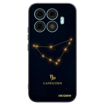 Picasee Xiaomi 17T Hülle - Schwarzes Silikon - CAPRICORN