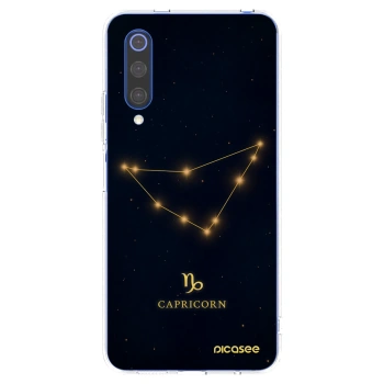 Picasee Xiaomi Mi 9 SE Hülle - Transparentes Silikon - CAPRICORN