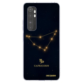 Picasee Xiaomi Mi Note 10 Lite Hülle - Transparentes Silikon - CAPRICORN