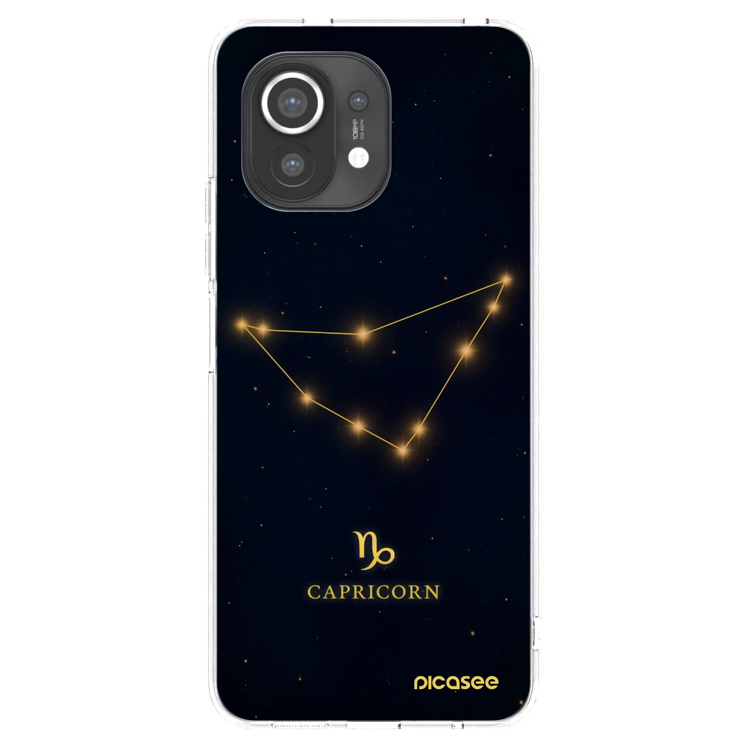 Picasee Xiaomi Mi 11 Hülle - Transparentes Silikon - CAPRICORN