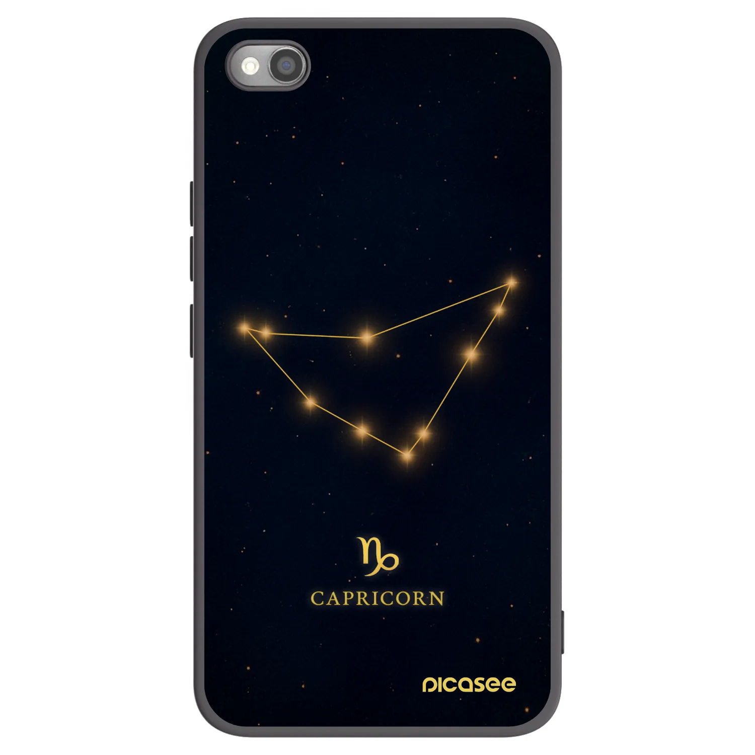 Picasee Xiaomi Redmi Note 11S 5G Hülle - Schwarzes Silikon - CAPRICORN