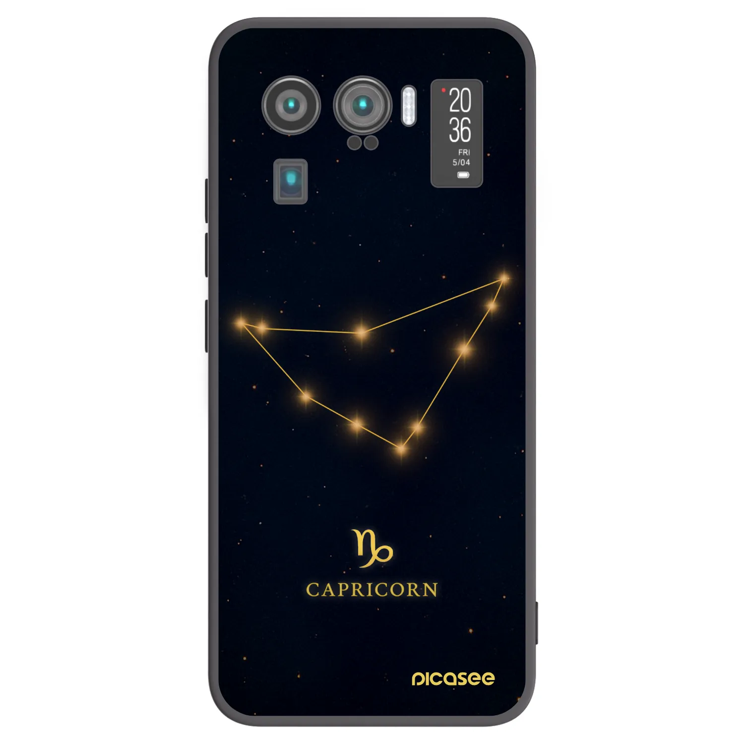 Picasee Xiaomi Mi 11 Ultra Hülle - Schwarzes Silikon - CAPRICORN