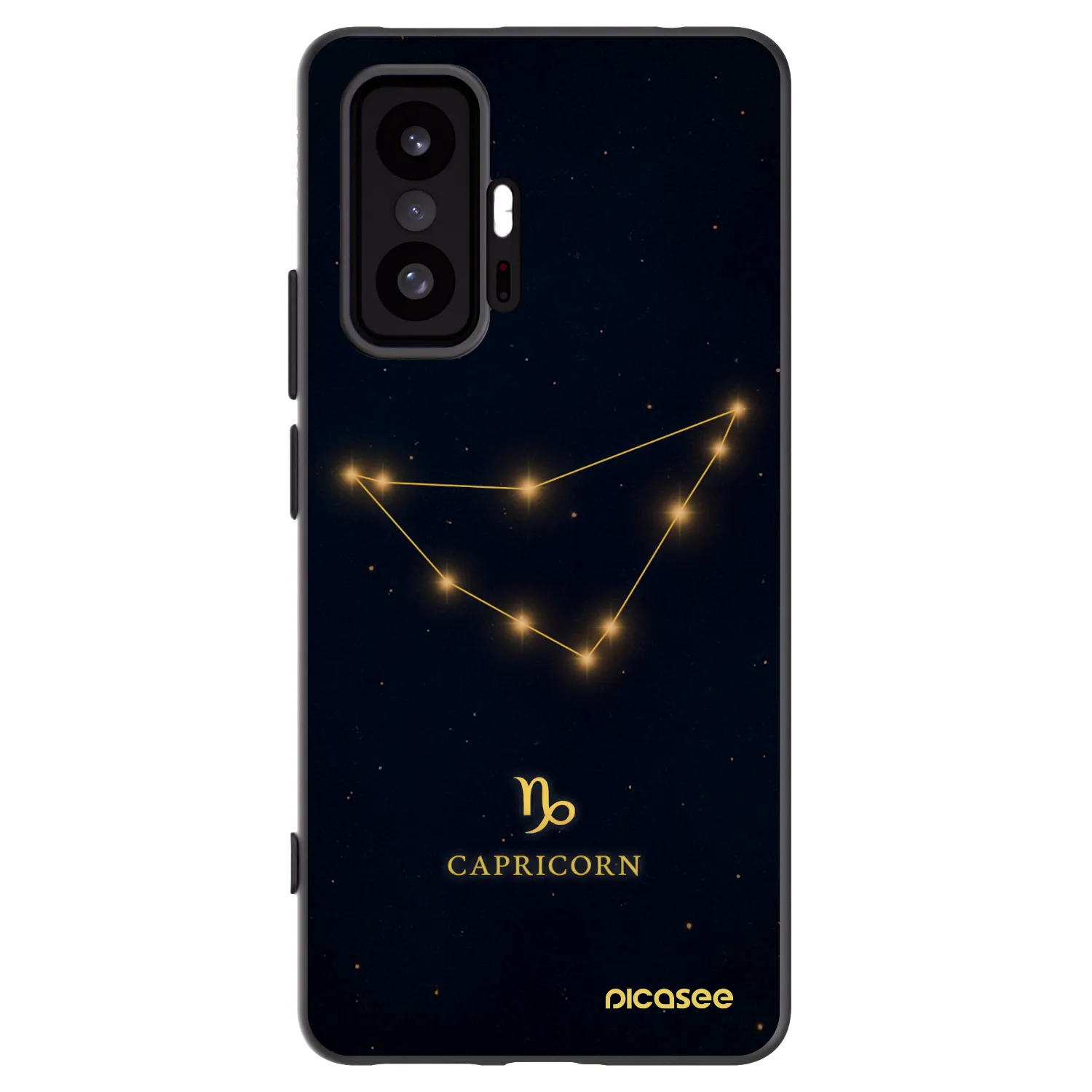 Picasee Xiaomi 11T Hülle - Schwarzes Silikon - CAPRICORN