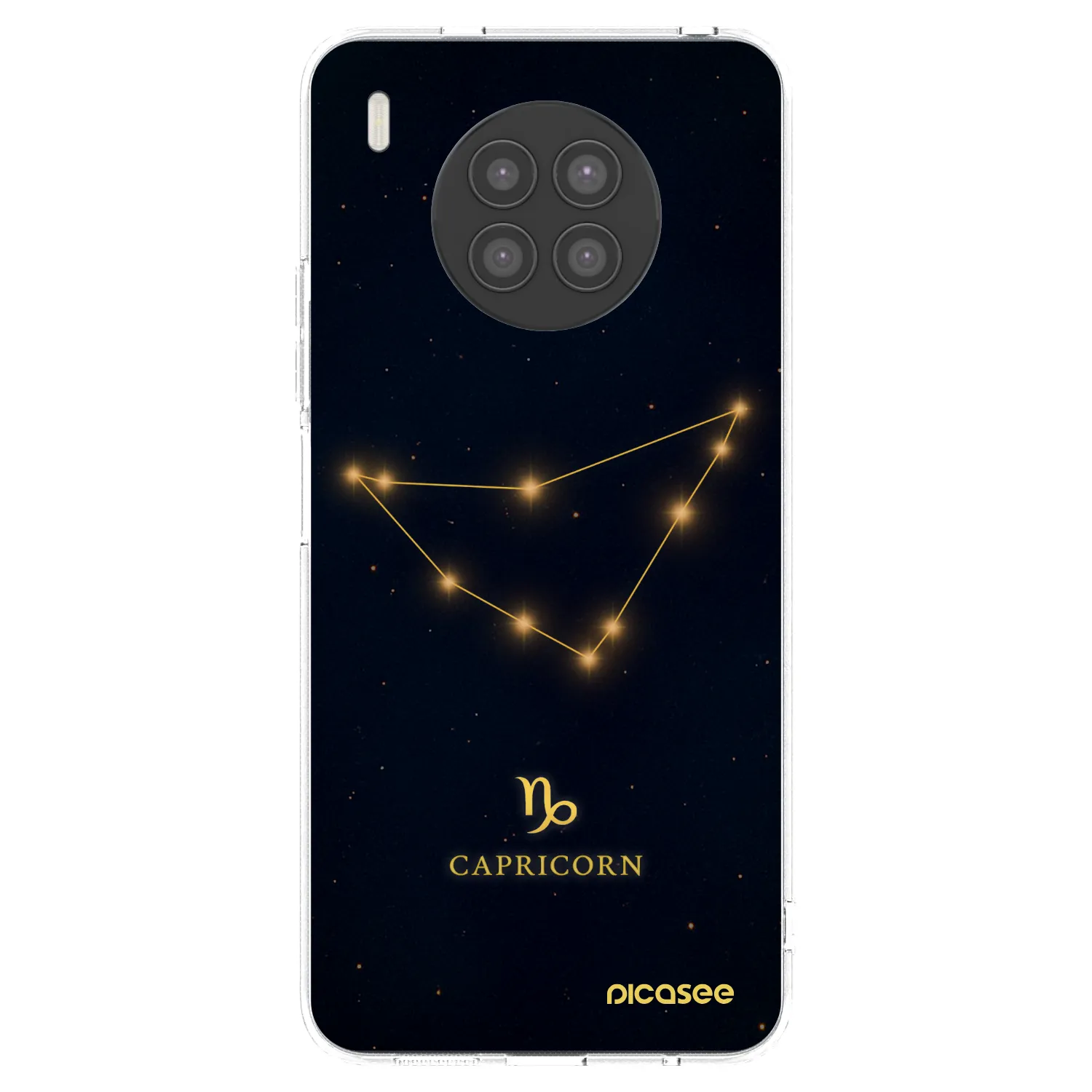 Picasee Huawei Nova 8i Hülle - Transparentes Silikon - CAPRICORN