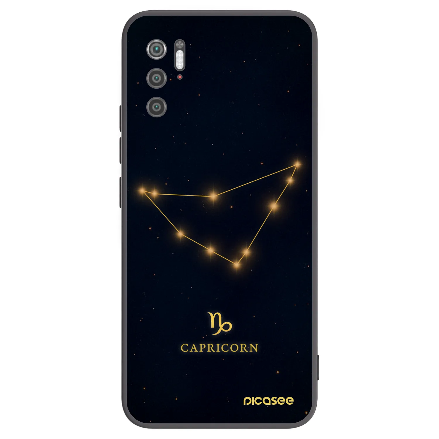 Picasee Xiaomi Poco M3 Pro 5G Hülle - Schwarzes Silikon - CAPRICORN