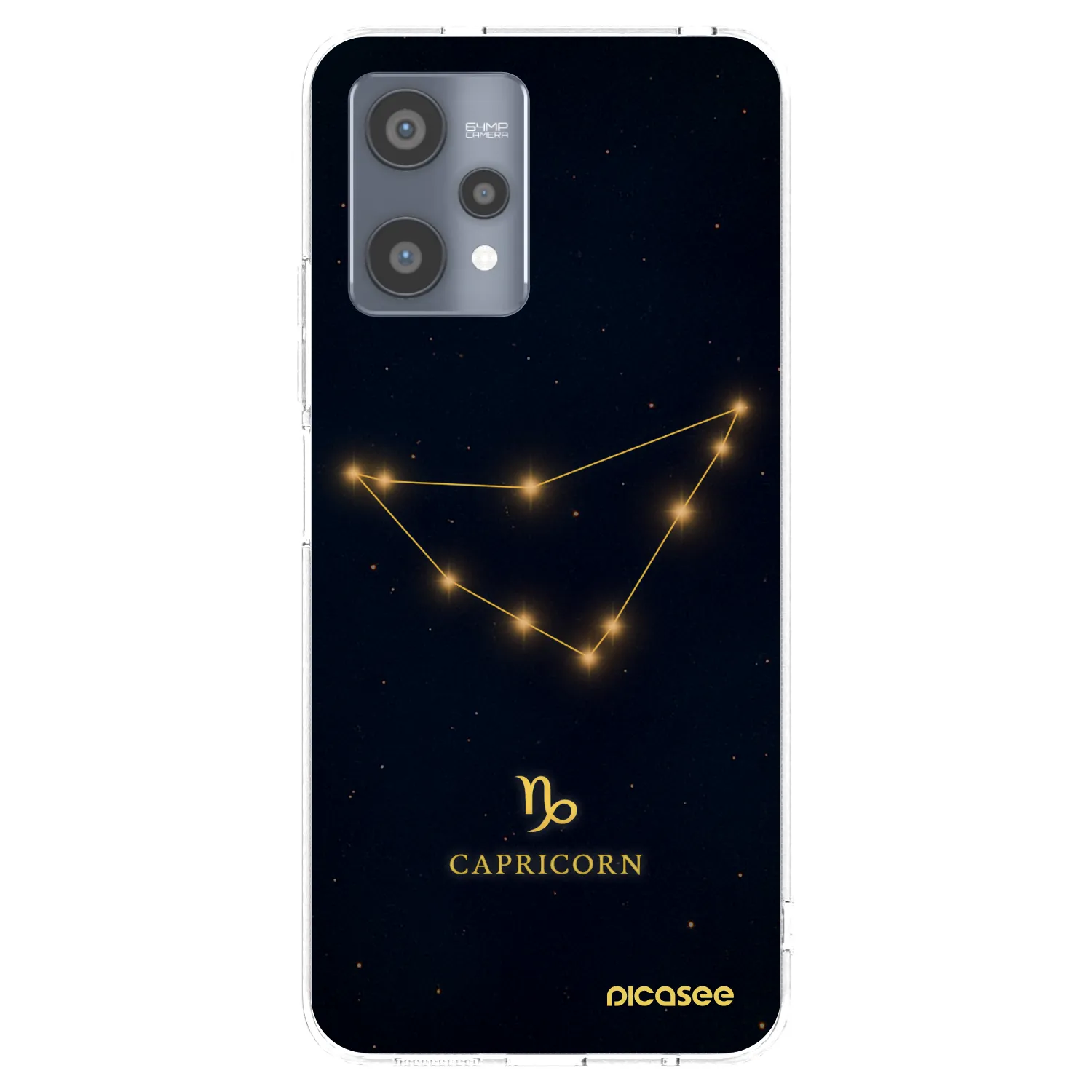 Picasee Realme 9 Pro 5G Hülle - Transparentes Silikon - CAPRICORN