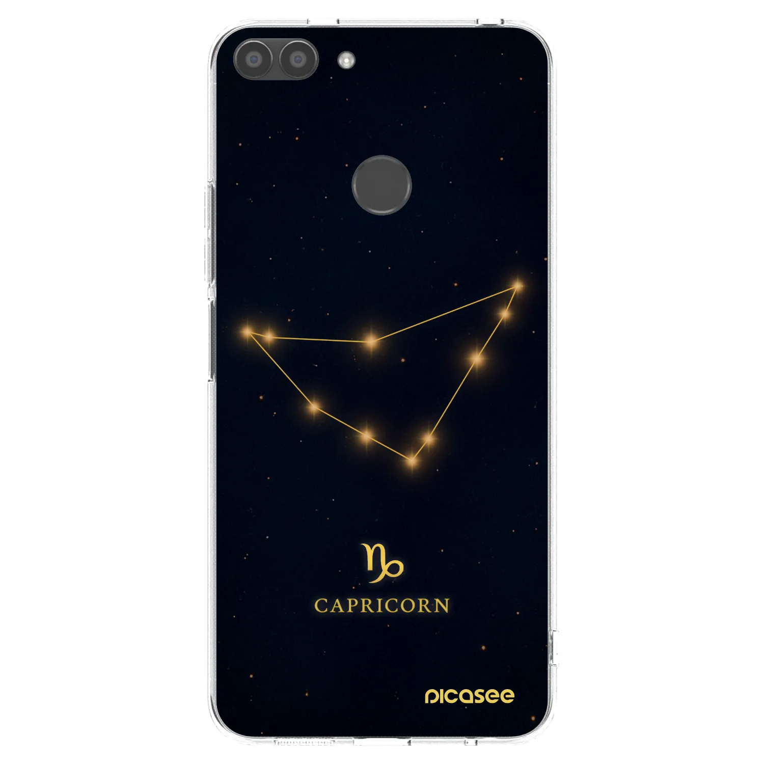 Picasee Huawei P Smart Hülle - Transparentes Silikon - CAPRICORN