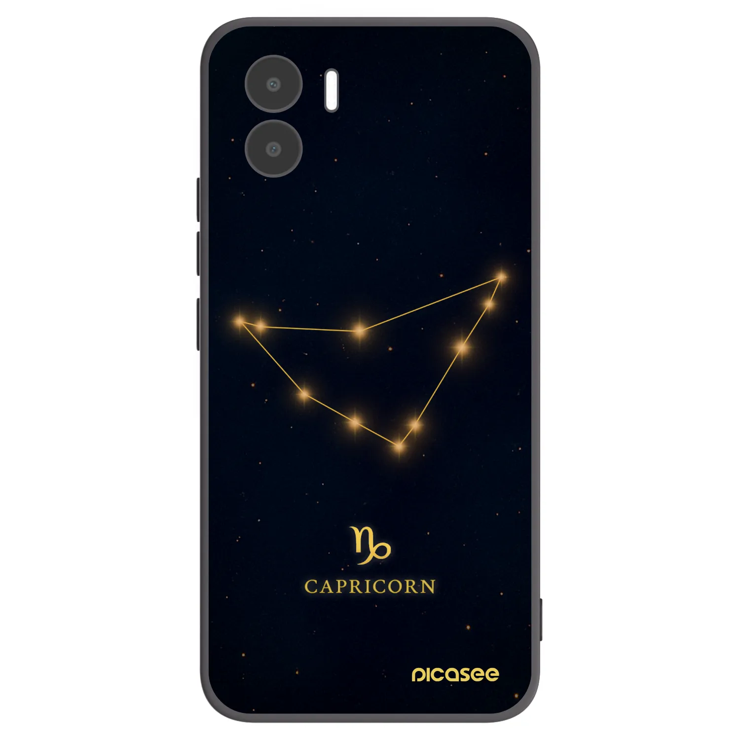 Picasee Xiaomi Redmi A1 Hülle - Schwarzes Silikon - CAPRICORN
