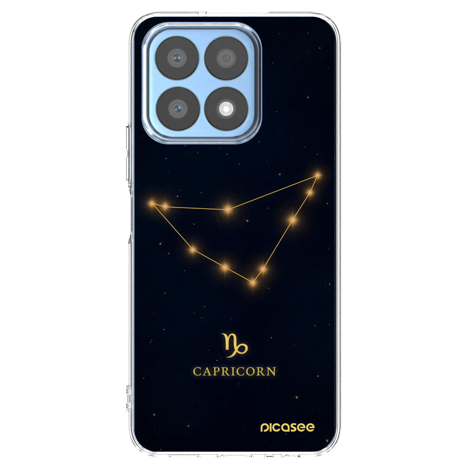 Picasee Honor X8a Hülle - Transparentes Silikon - CAPRICORN