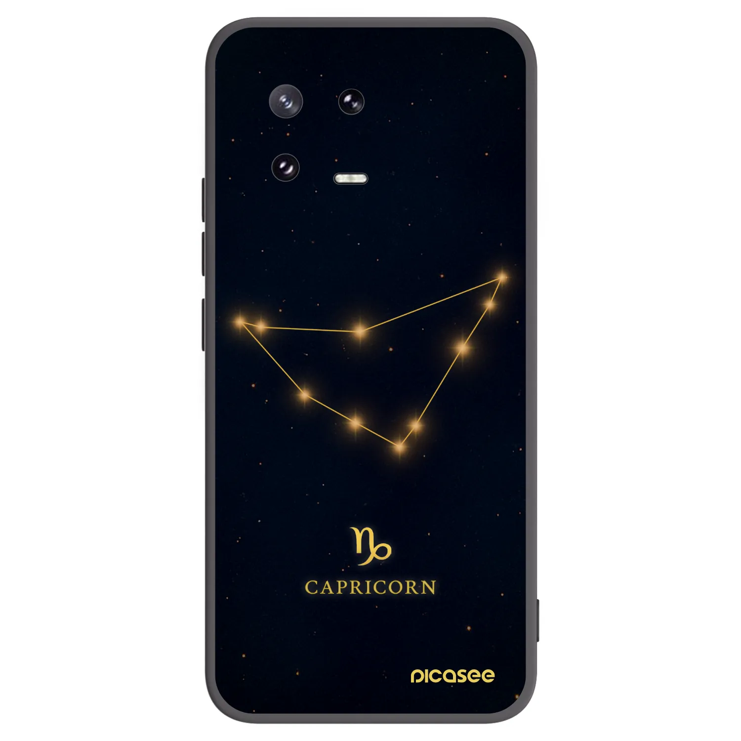 Picasee Xiaomi 13 Pro Hülle - Schwarzes Silikon - CAPRICORN