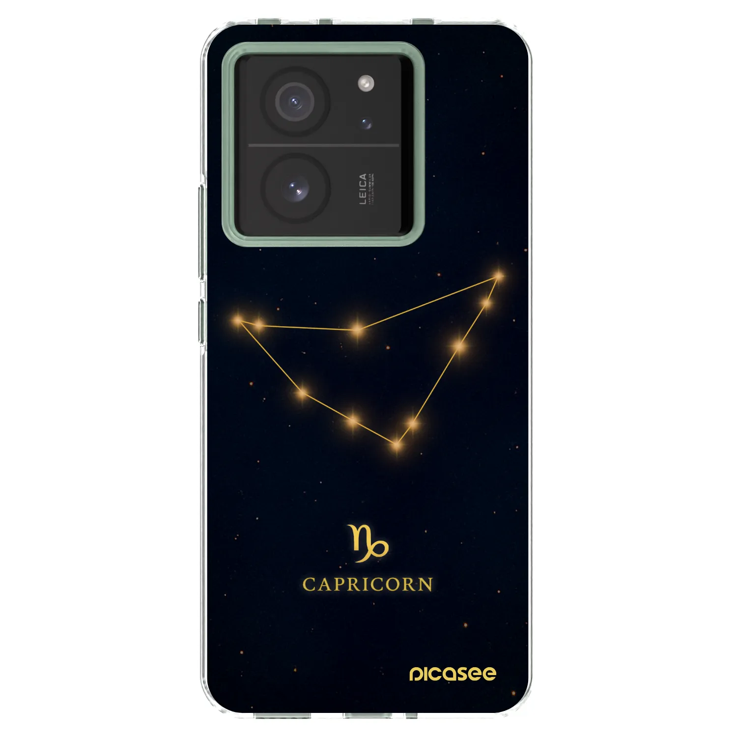 Picasee Xiaomi 13T Hülle - Transparentes Silikon - CAPRICORN