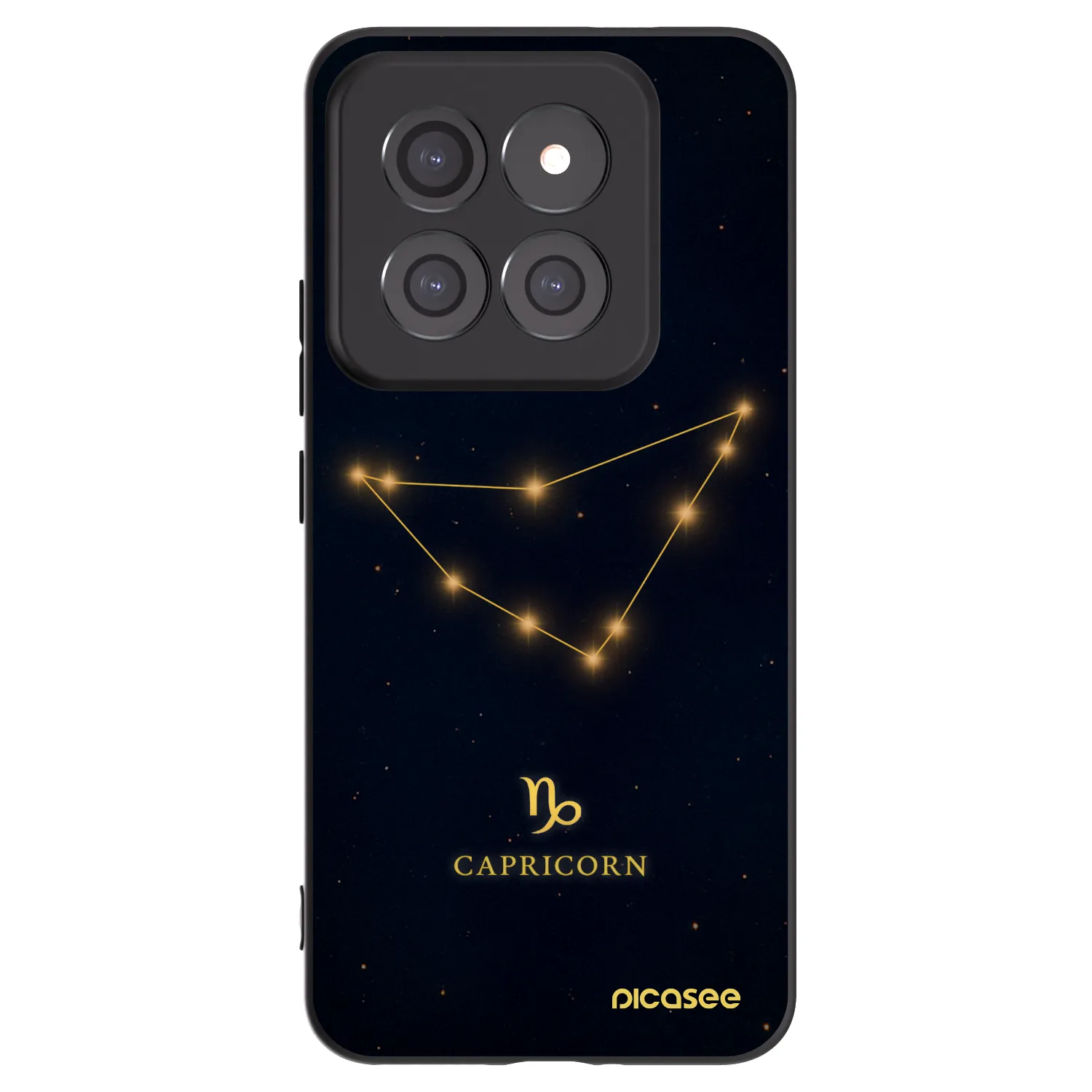 Picasee Xiaomi 14 Pro Hülle - Schwarzes Silikon - CAPRICORN