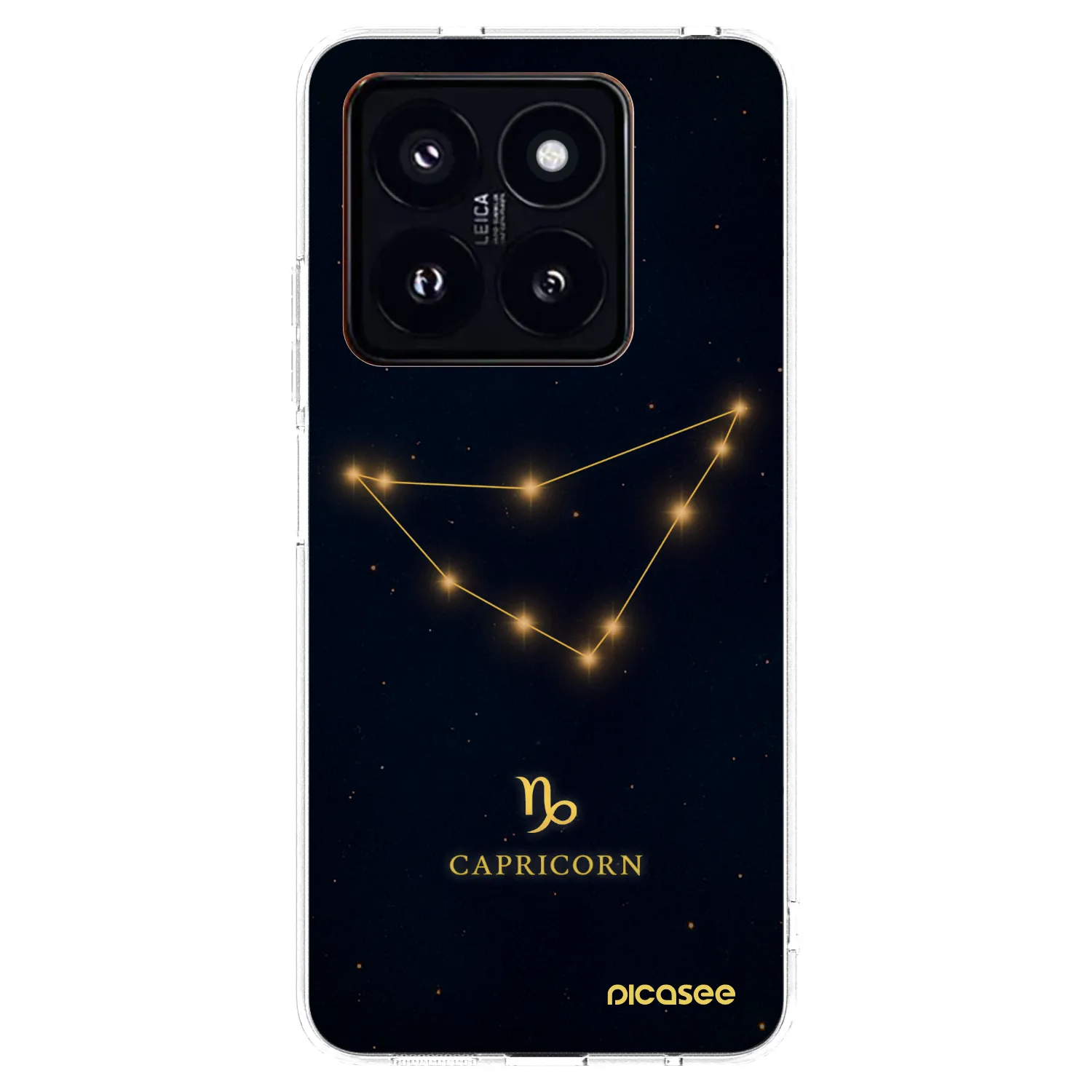 Picasee Xiaomi 14 Pro Hülle - Transparentes Silikon - CAPRICORN