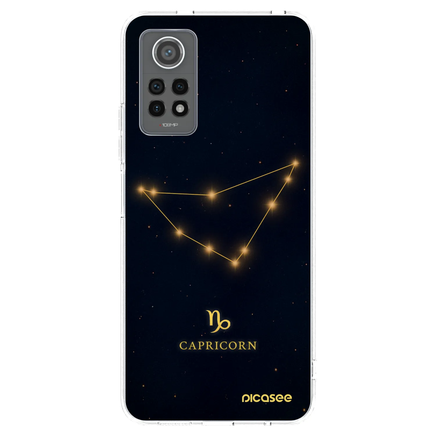 Picasee Xiaomi Redmi Note 12 Pro 4G Hülle - Transparentes Silikon - CAPRICORN