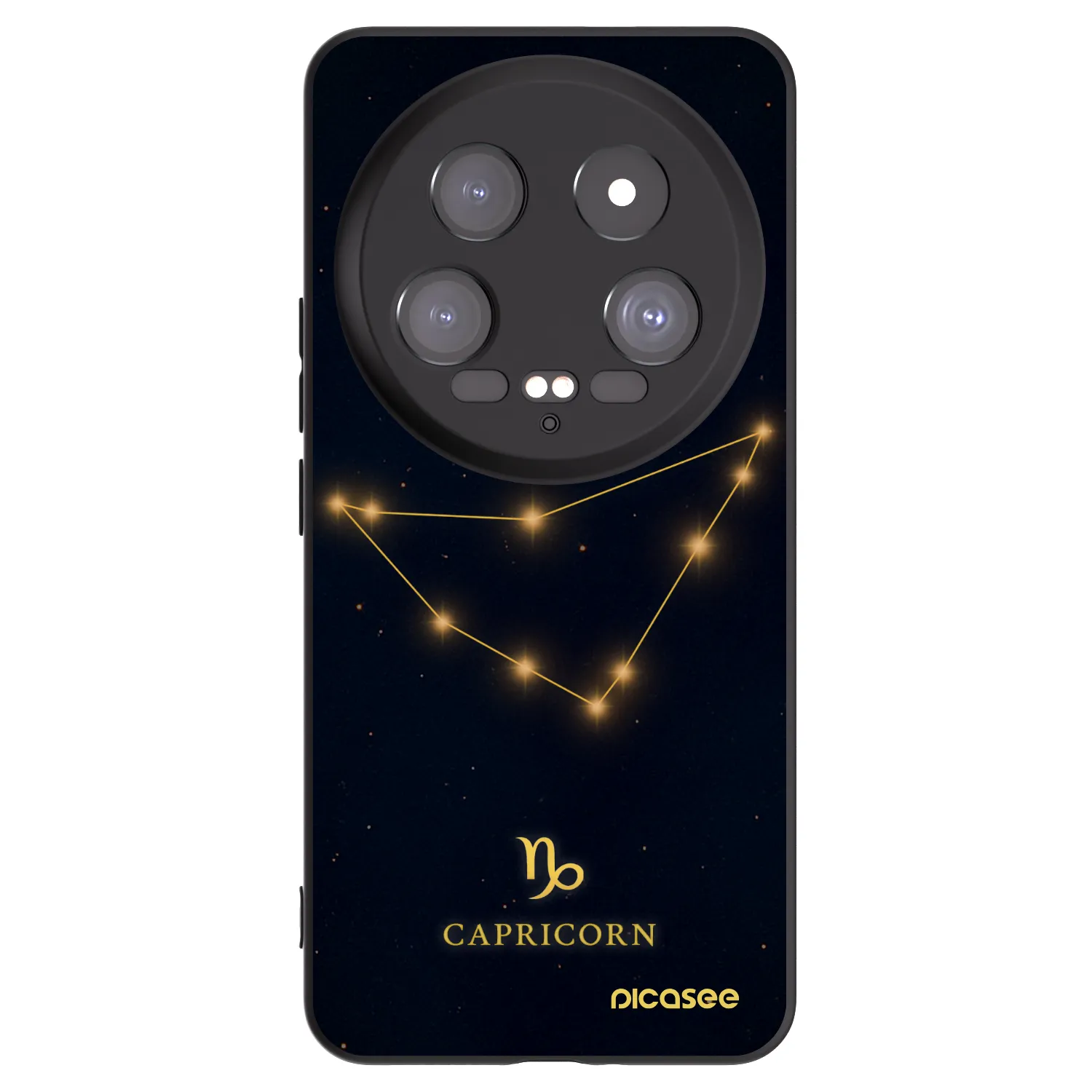 Picasee Xiaomi 14 Ultra Hülle - Schwarzes Silikon - CAPRICORN
