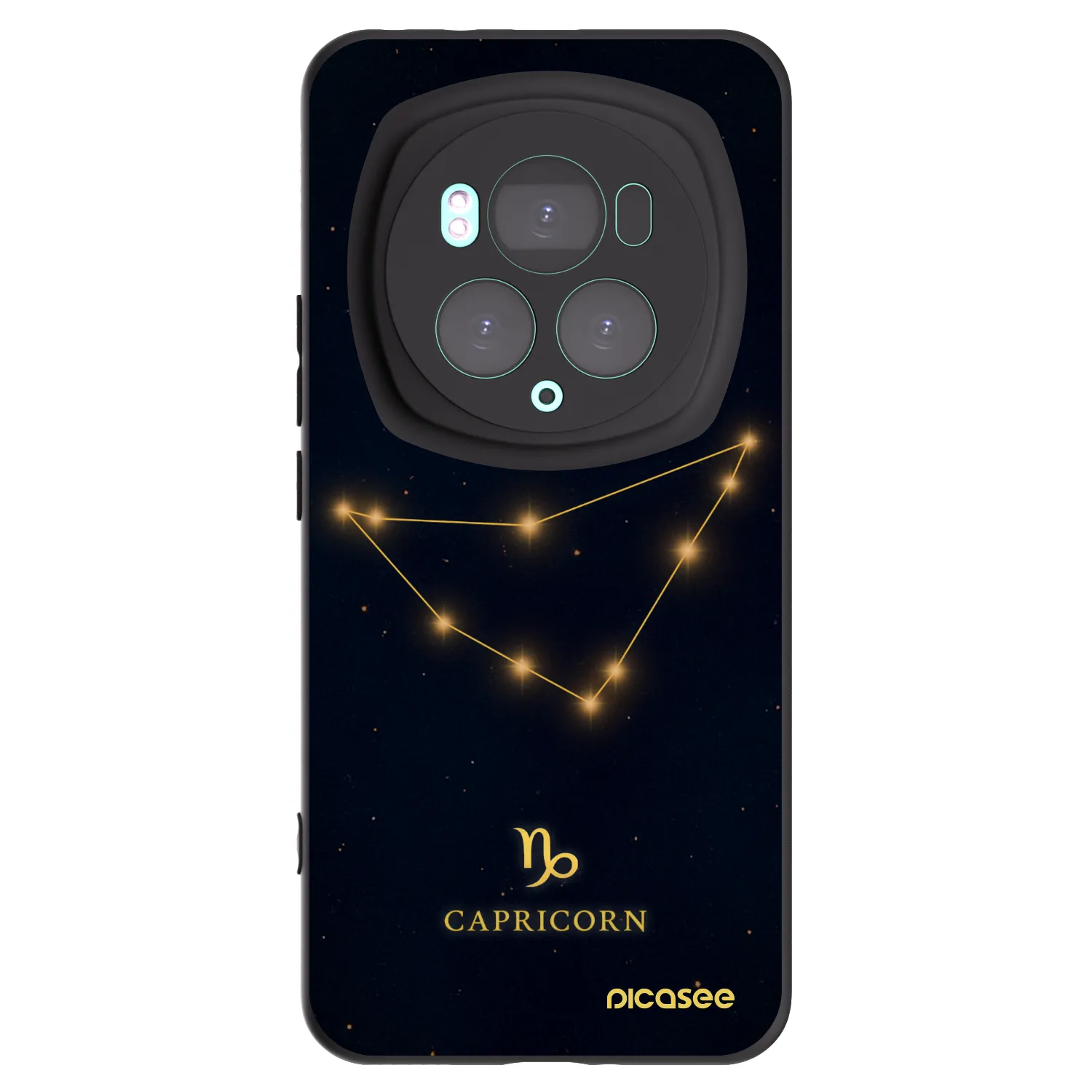 Picasee Honor Magic6 Pro Hülle - Schwarzes Silikon - CAPRICORN