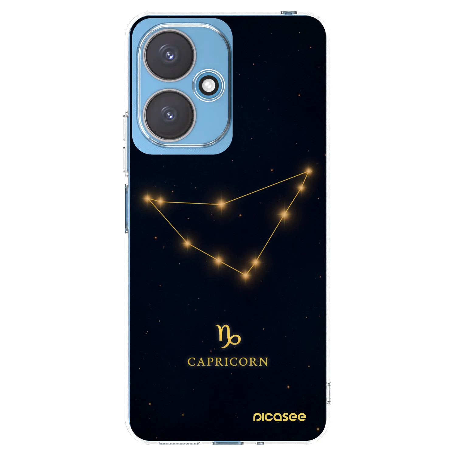 Picasee Xiaomi Redmi 13C 5G Hülle - Transparentes Silikon - CAPRICORN