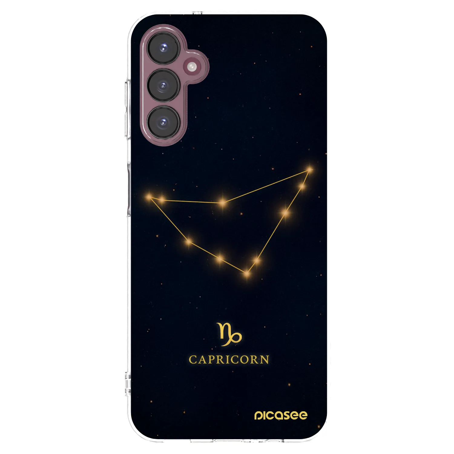 Picasee Samsung Galaxy A05s A057G Hülle - Transparentes Silikon - CAPRICORN