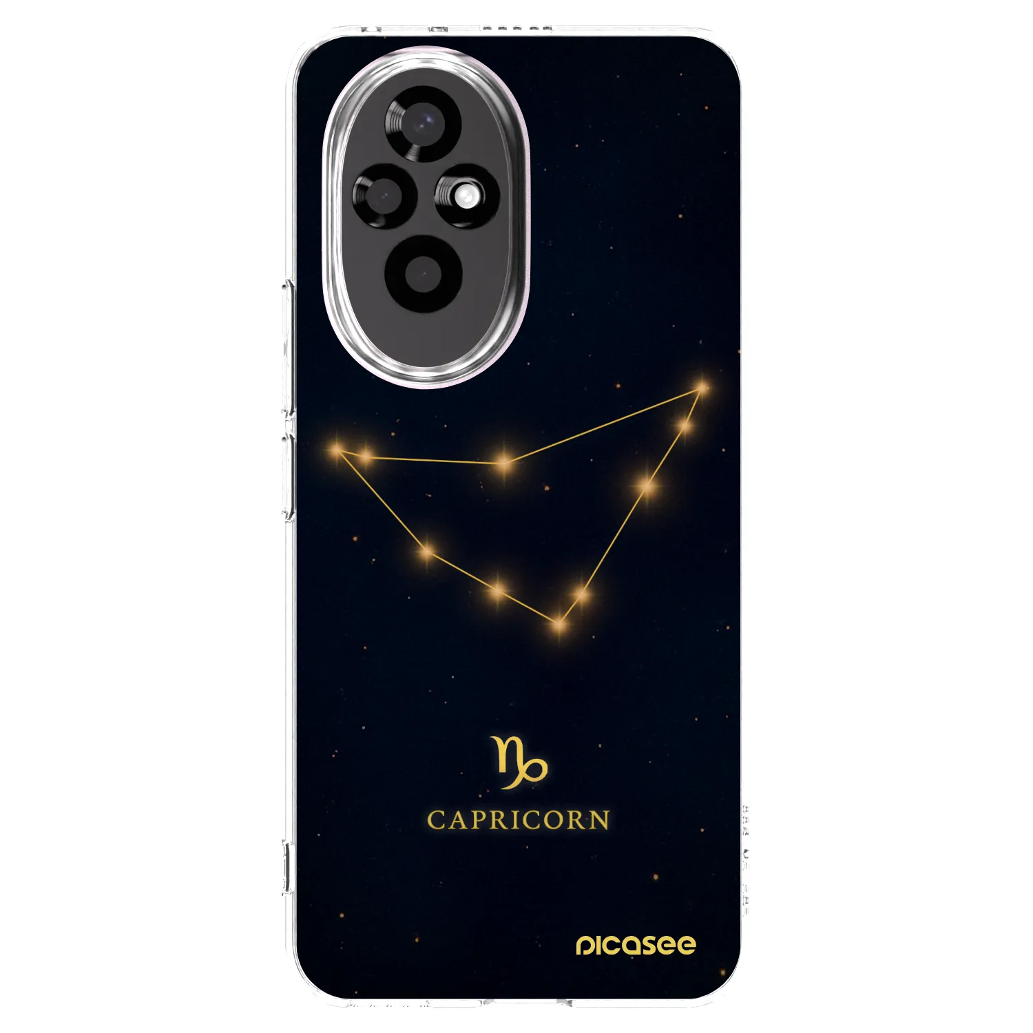 Picasee Honor 200 Pro 5G Hülle - Transparentes Silikon - CAPRICORN
