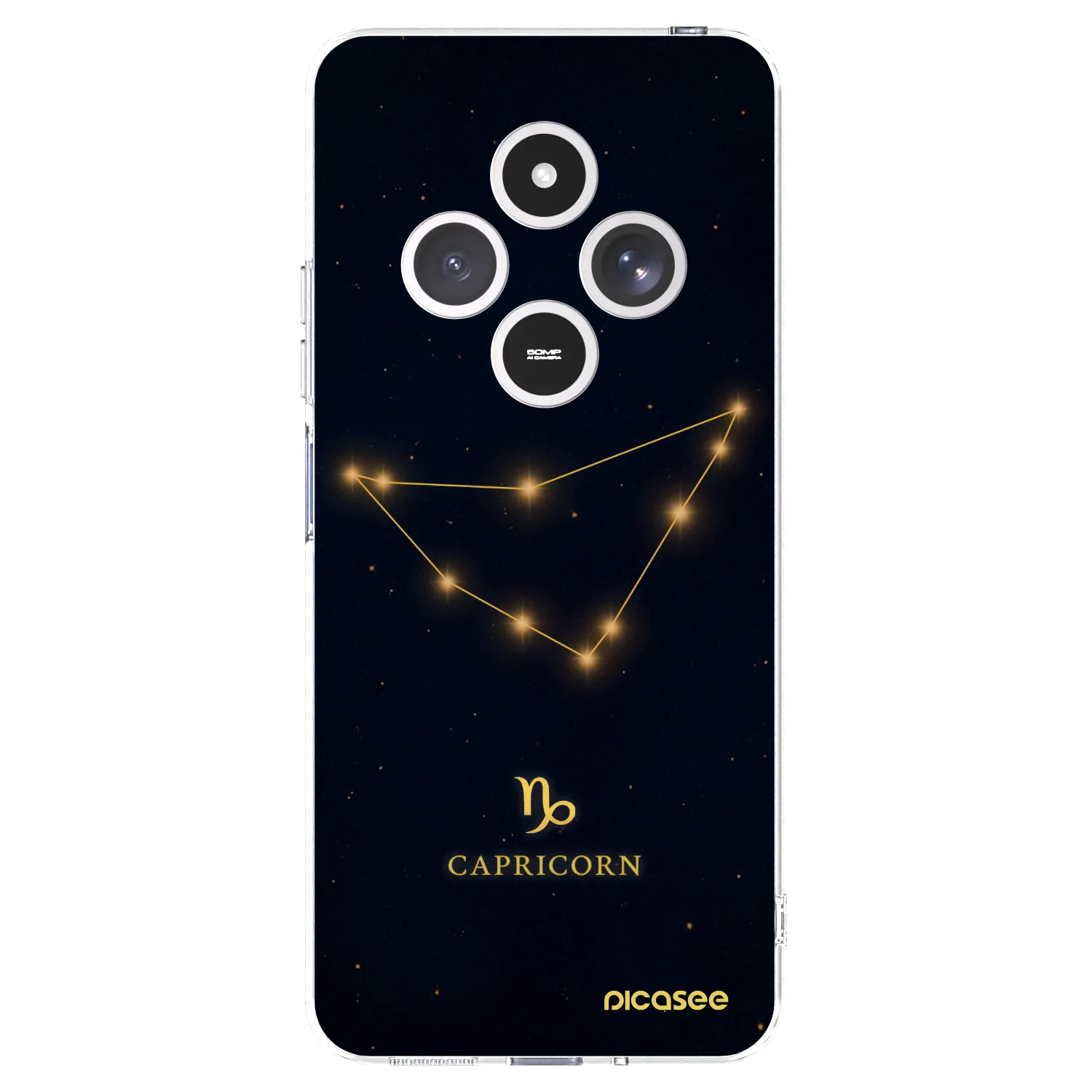 Picasee Xiaomi Redmi 14C Hülle - Transparentes Silikon - CAPRICORN