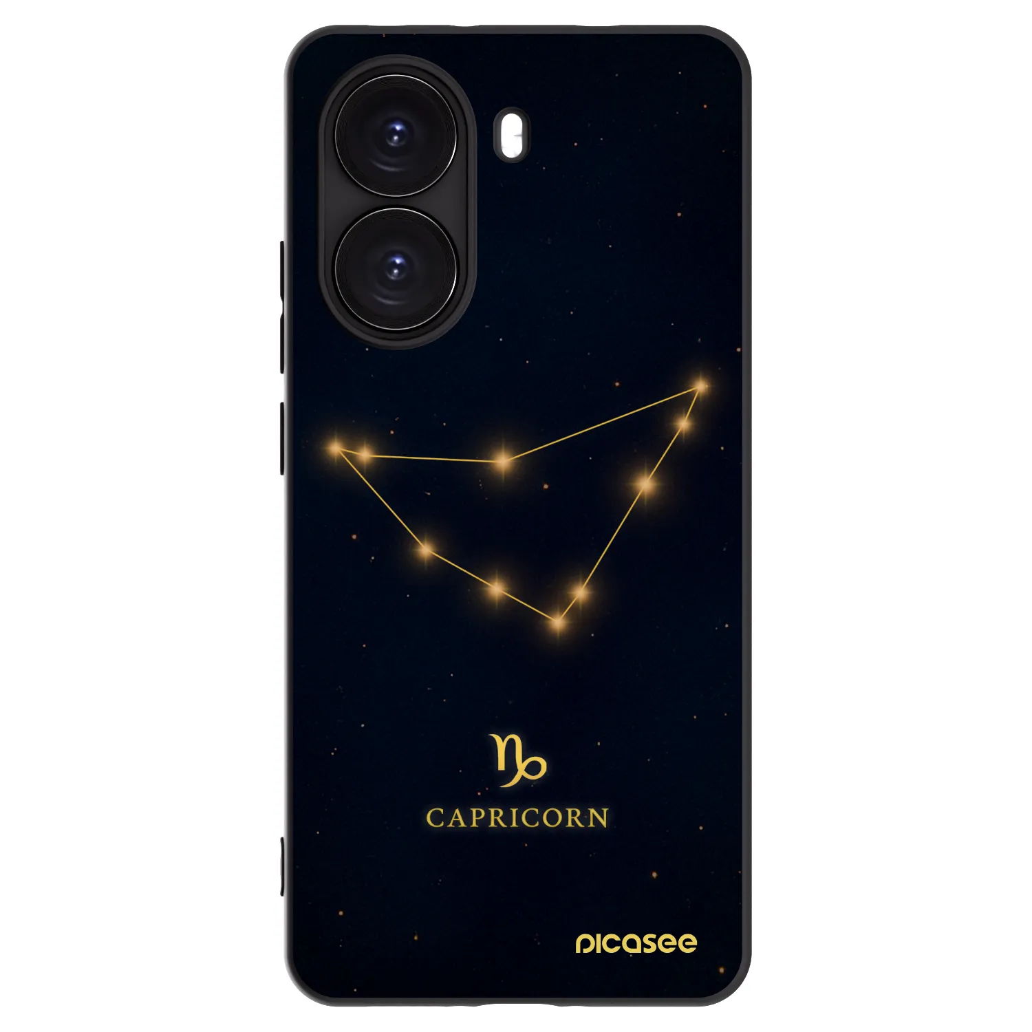 Picasee Xiaomi Poco X7 Pro 5G Hülle - Schwarzes Silikon - CAPRICORN