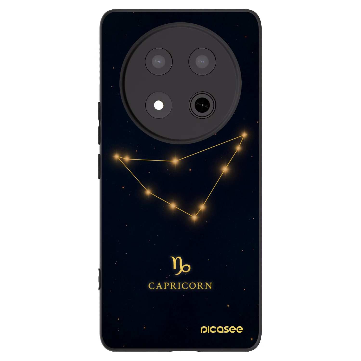 Picasee Honor Magic7 Lite 5G Hülle - Schwarzes Silikon - CAPRICORN