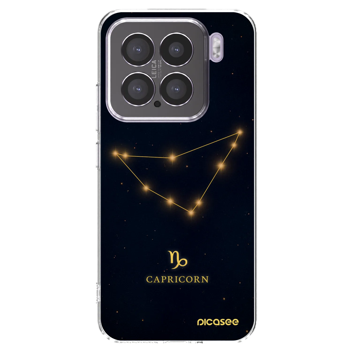 Picasee Xiaomi 15 Hülle - Transparentes Silikon - CAPRICORN